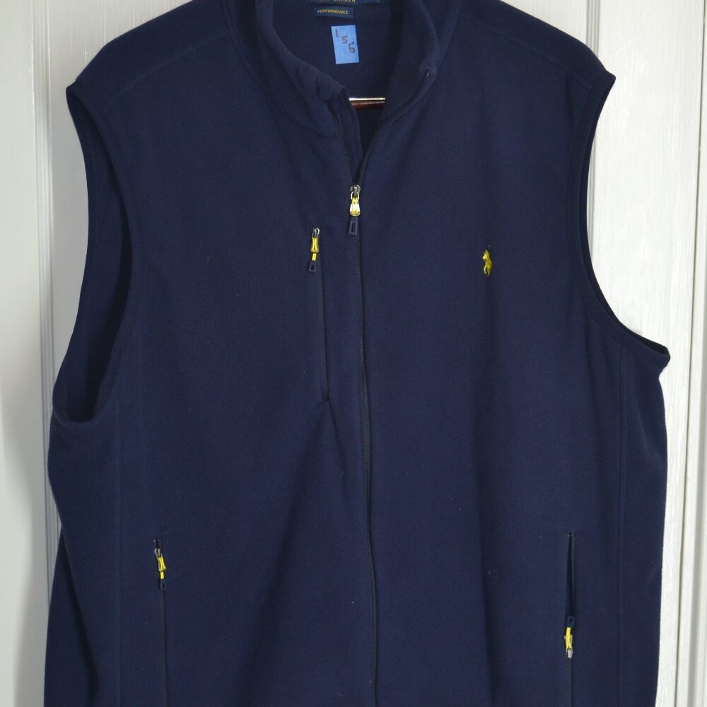 Polo Ralph Lauren Performance Fleece Vest,  2XB, 100% Cotton